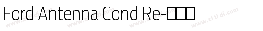 Ford Antenna Cond Re字体转换